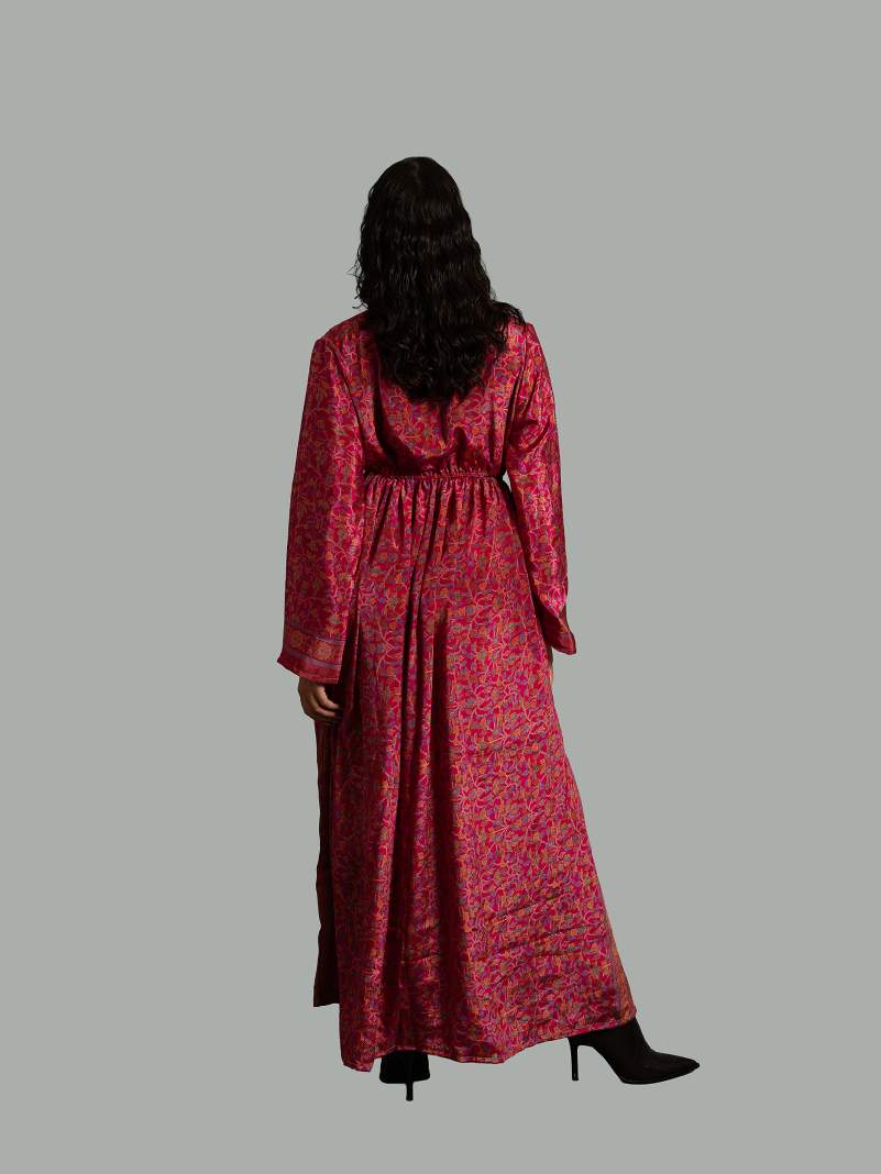 Abito Maniche lunghe fucsia - Orissa