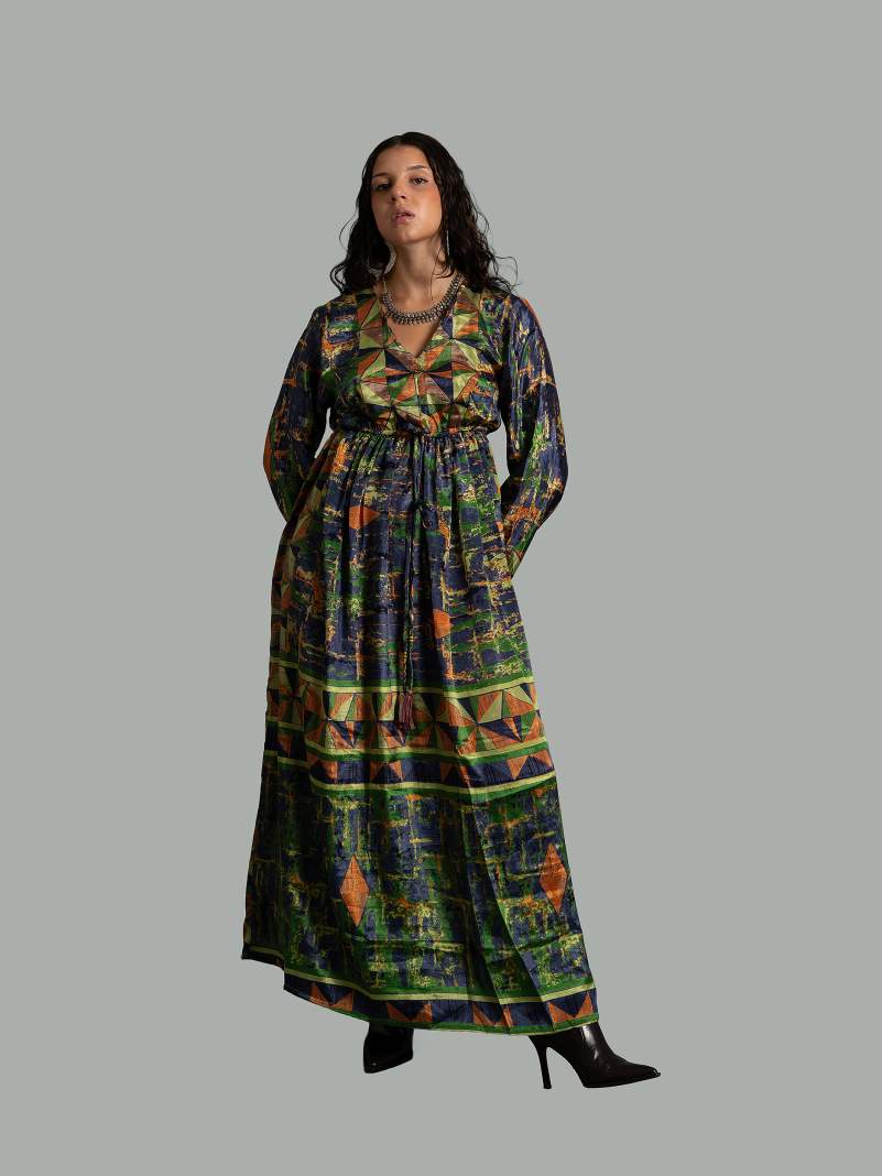 Abito Maniche lunghe blu - Orissa