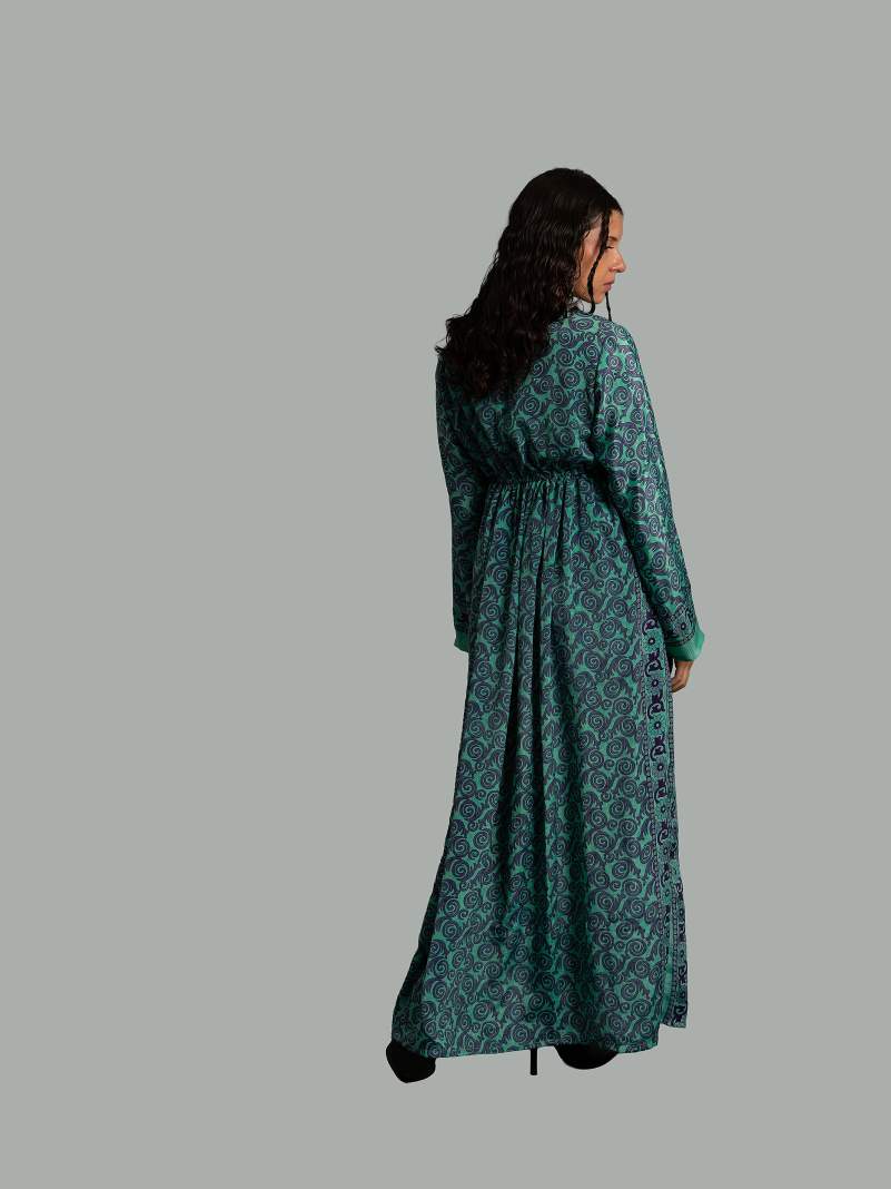 Abito Maniche lunghe azzurro - Orissa