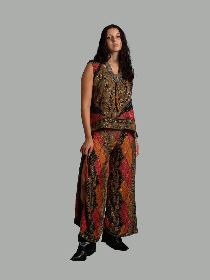 Completo Top smanicato e pantalone autunno - Cochin