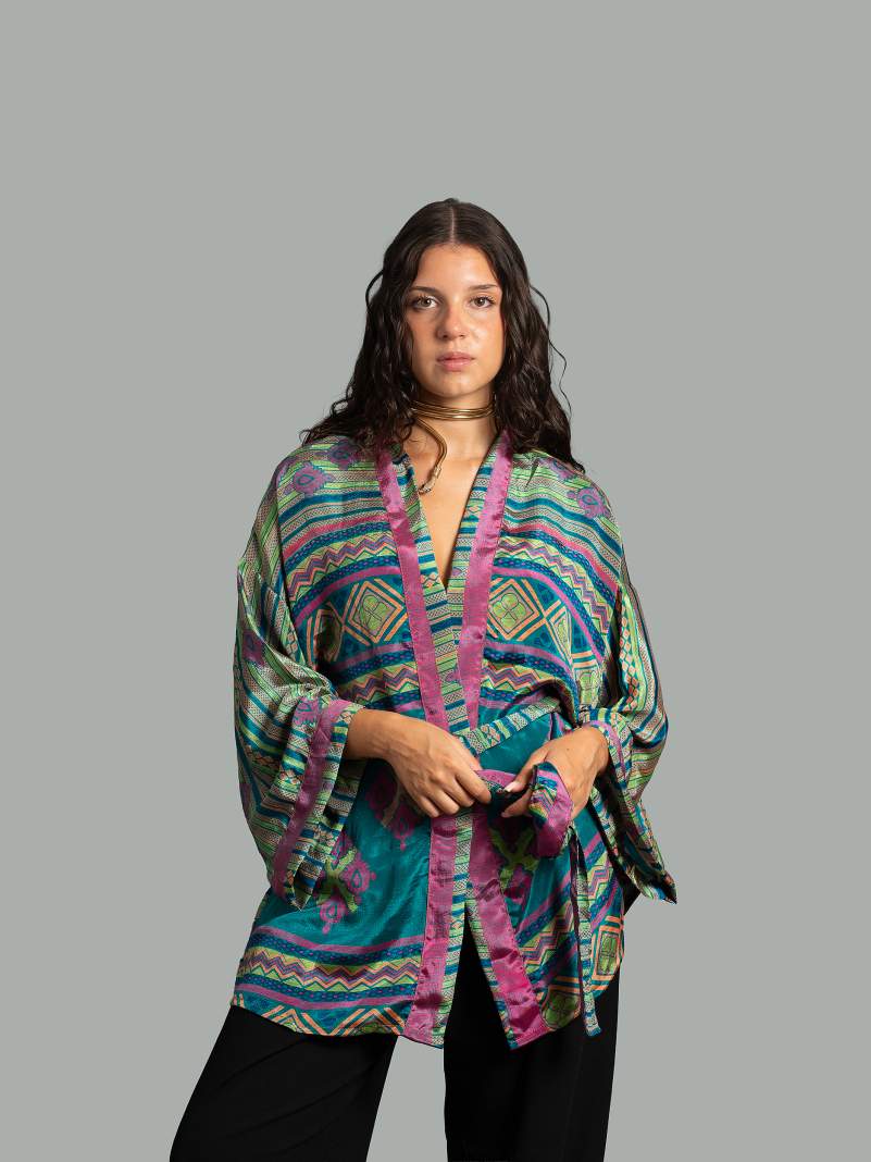 Kimono corto multicolor - Kerala