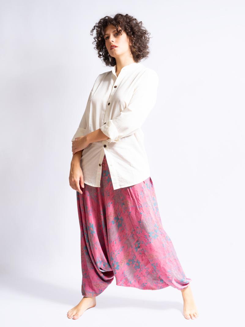 Pantalone afgano rosa pastello - Goa