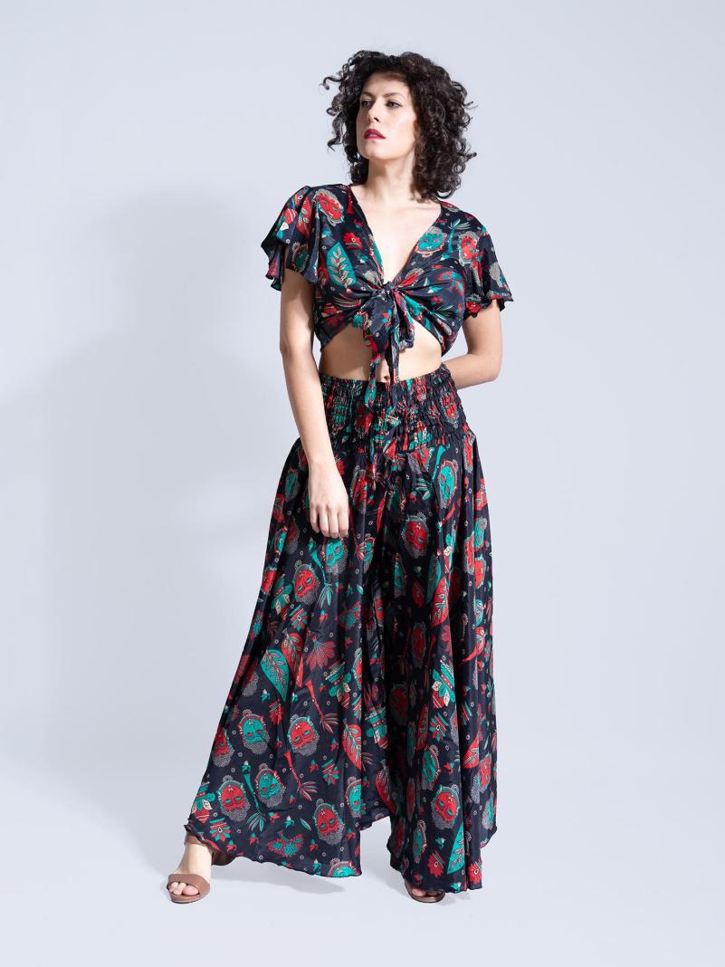Wrap Top Buddha Edition - Nero