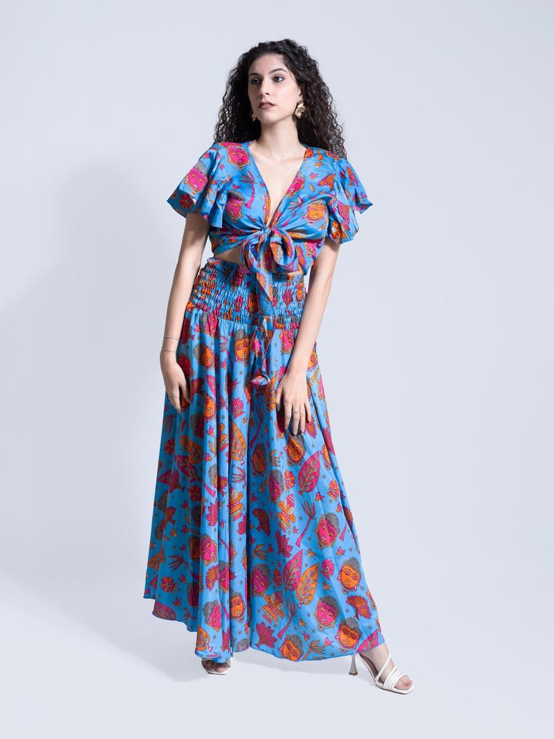Wrap Top Buddha Edition - Turchese