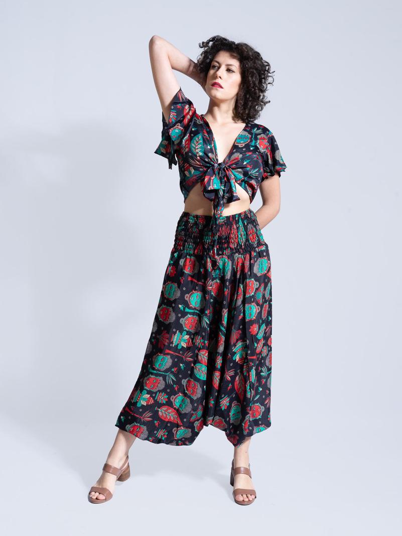 Pantalone Afgano GOA Buddha Edition - Nero