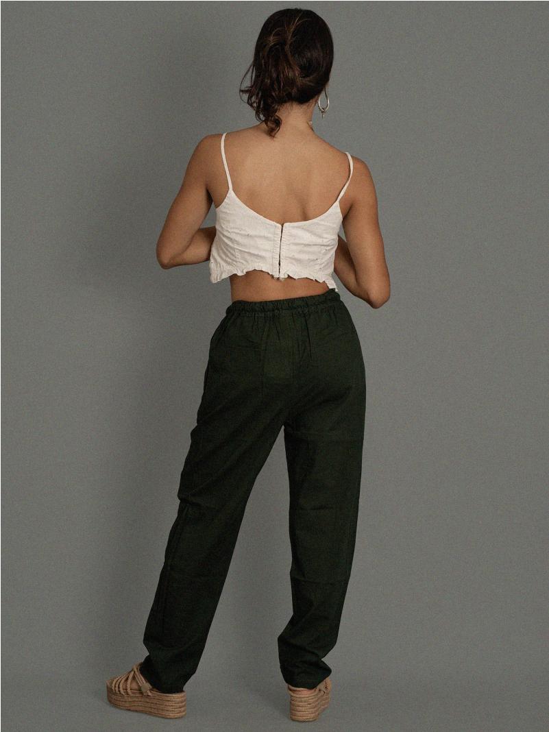 Pantalone etnico UNISEX verde - Gela