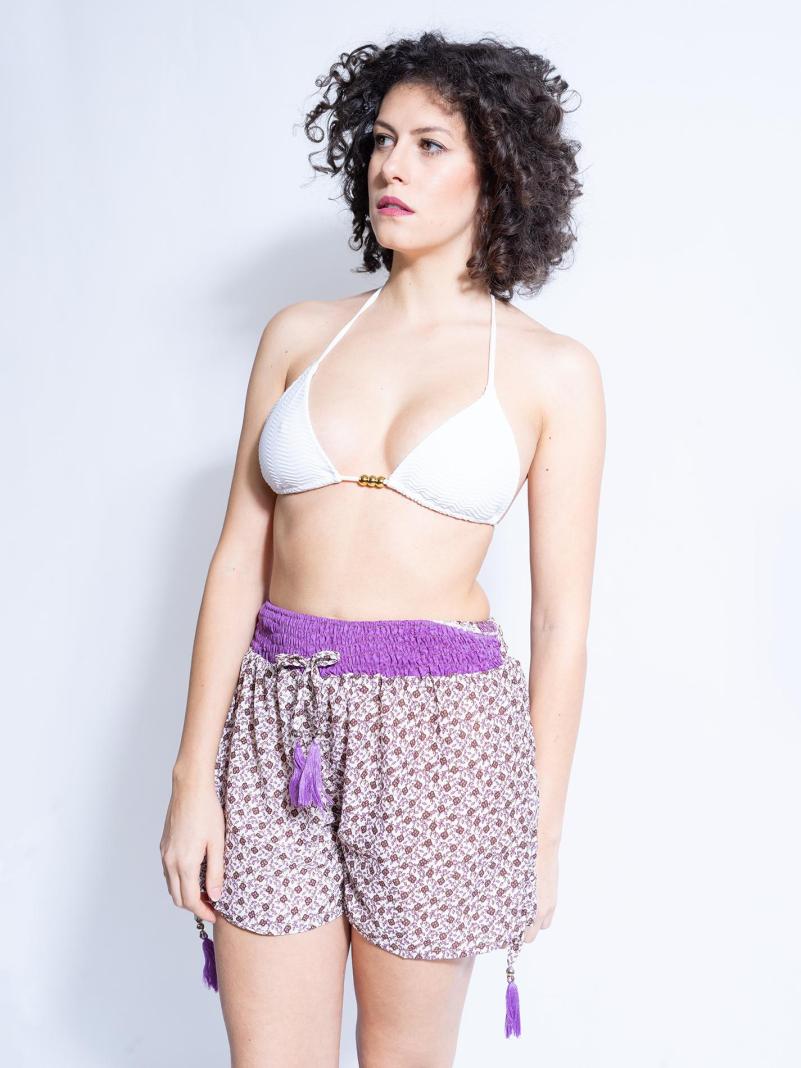 Pantaloncino bianco e viola – Himalaya