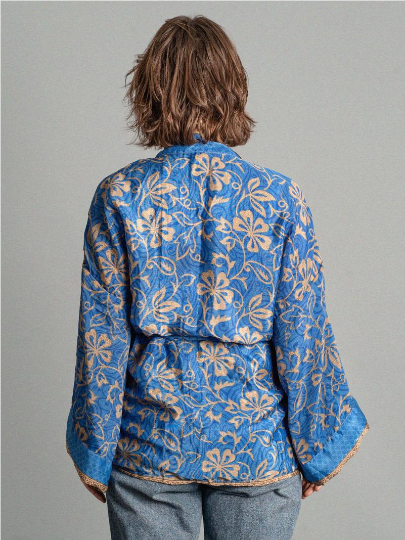 Kimono corto blu - Kerala