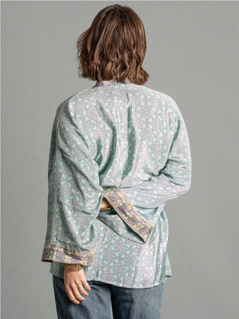 Kimono corto celeste - Kerala