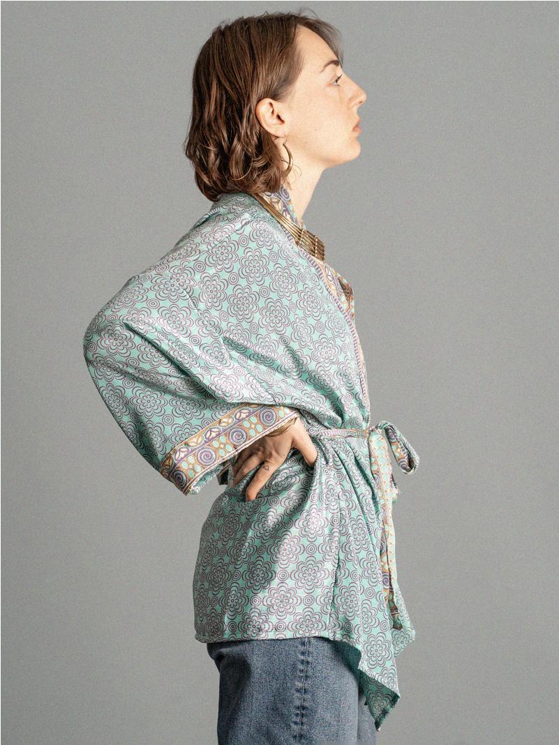 Kimono corto celeste - Kerala
