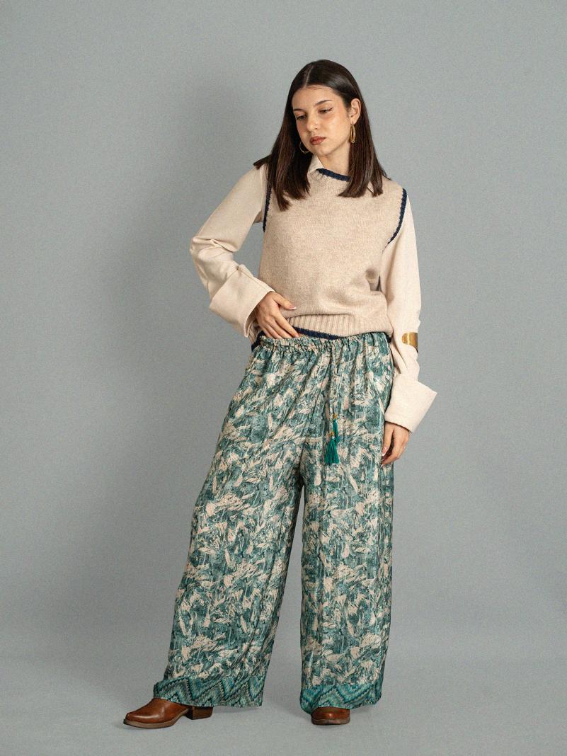 Pantalone SM verde e bianco - Gurgaon