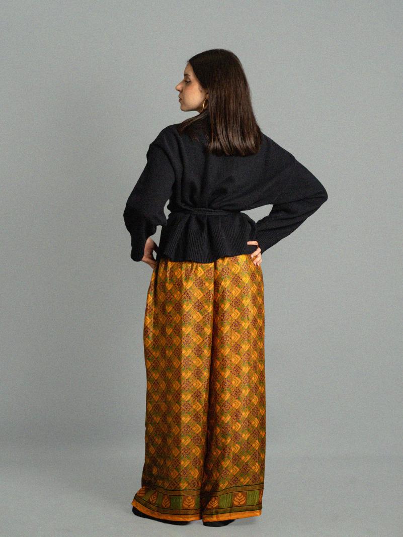 Pantalone LXL giallo e viola - Gurgaon