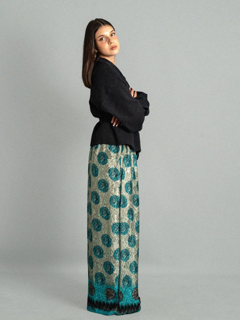 Pantalone LXL cerchi azzurri - Gurgaon