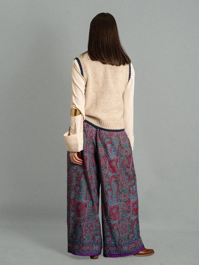 Pantalone SM blu e rosso - Gurgaon