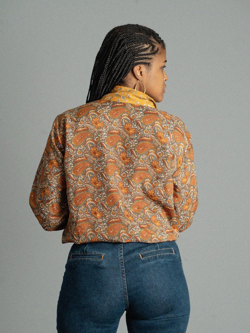 Giacca Reversibile in Sari N.1