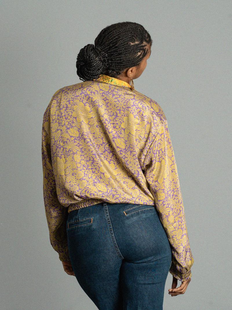 Giacca Reversibile in Sari N.6