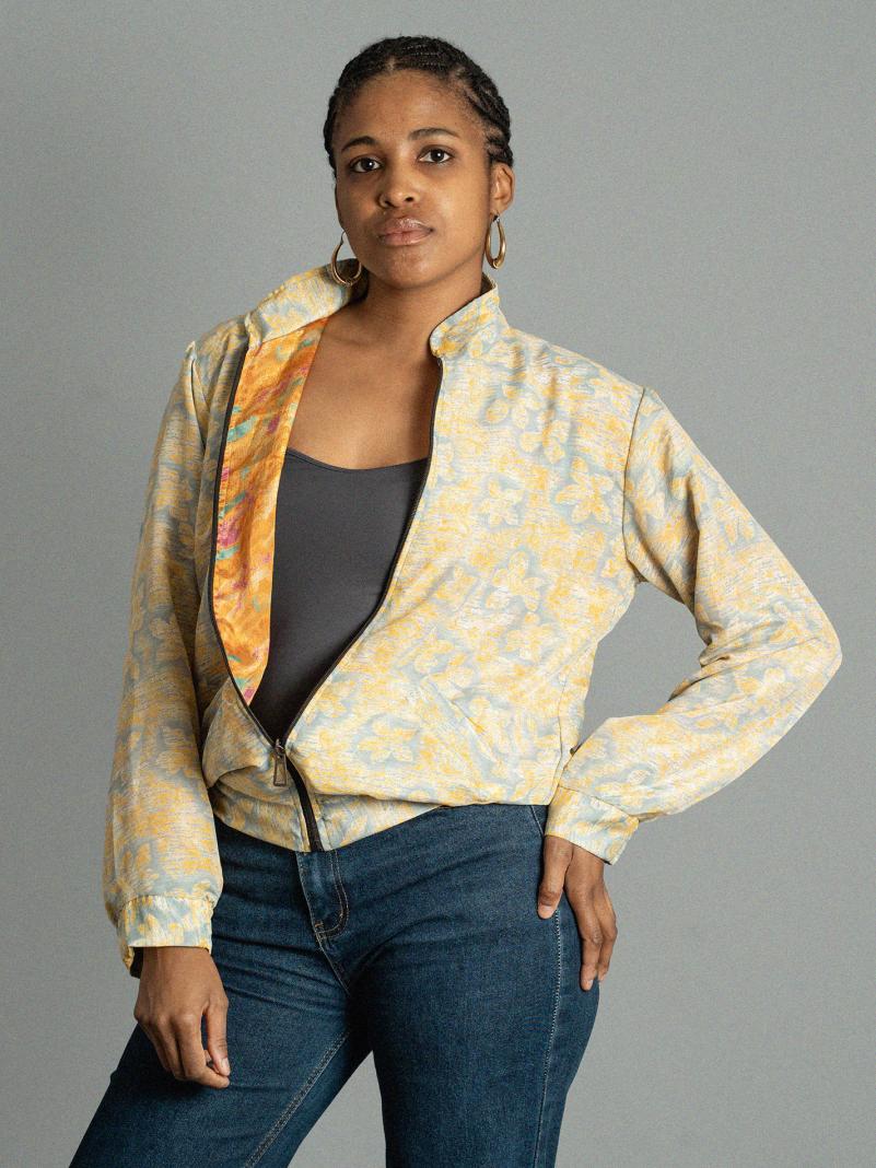 Giacca Reversibile in Sari N.10