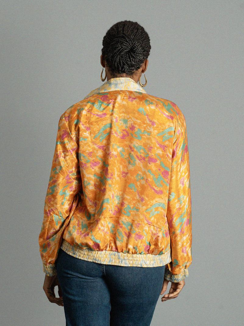 Giacca Reversibile in Sari N.10