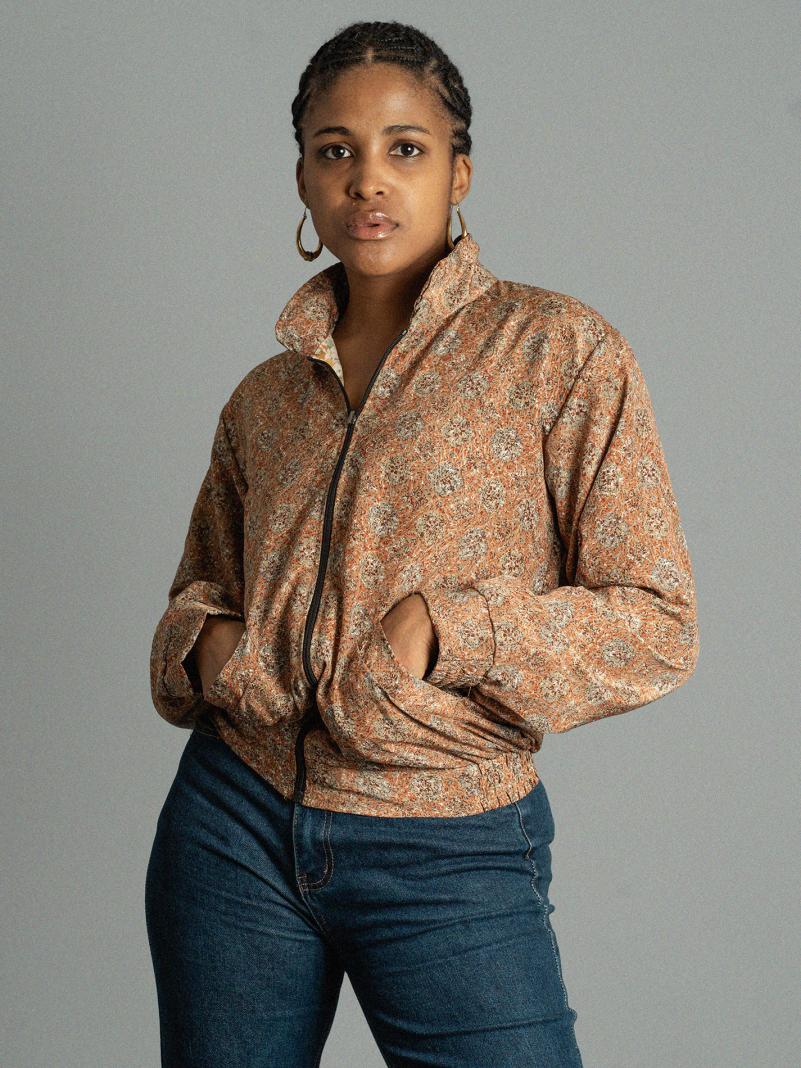 Giacca Reversibile in Sari N.11