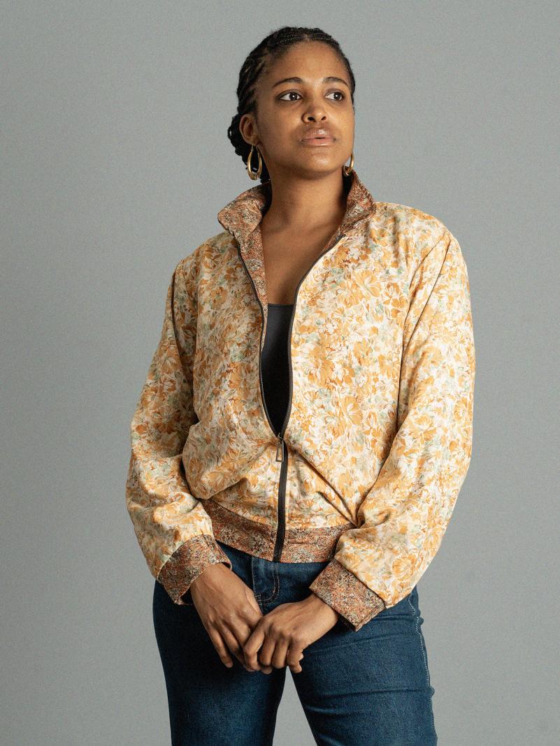 Giacca Reversibile in Sari N.11