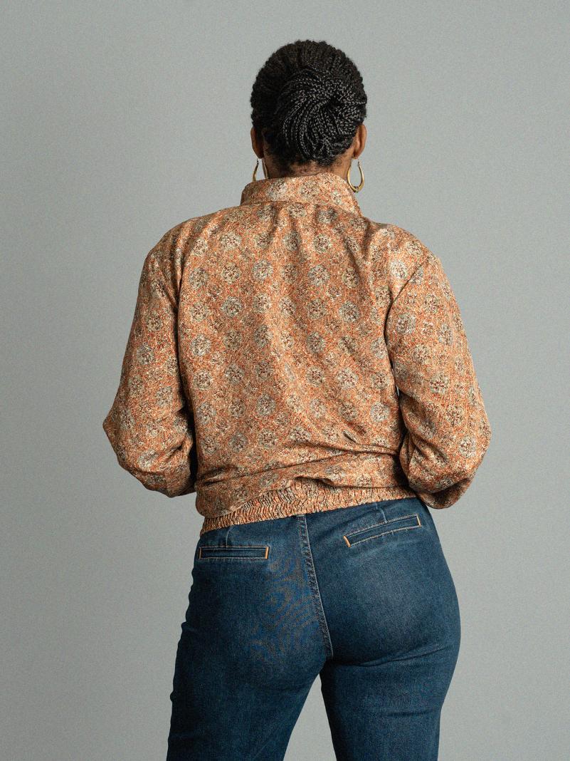 Giacca Reversibile in Sari N.11