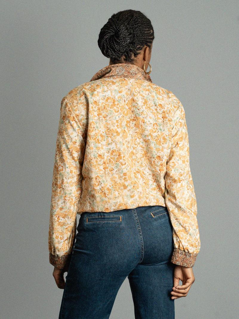 Giacca Reversibile in Sari N.11