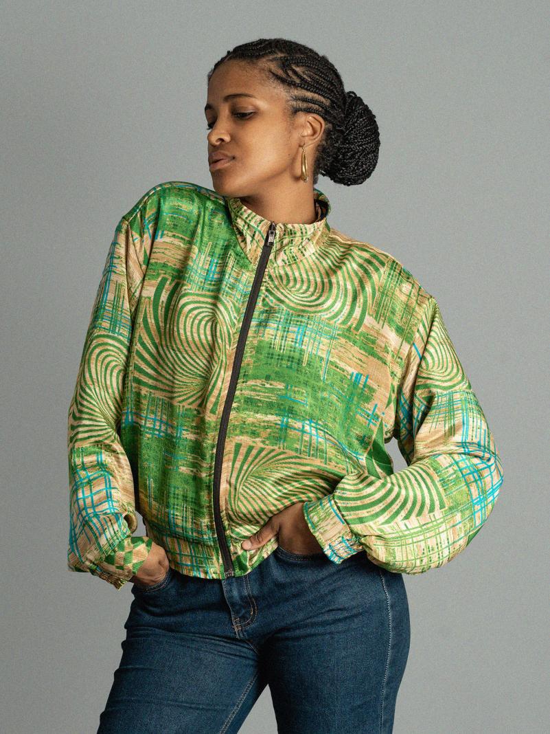 Giacca Reversibile in Sari N.12