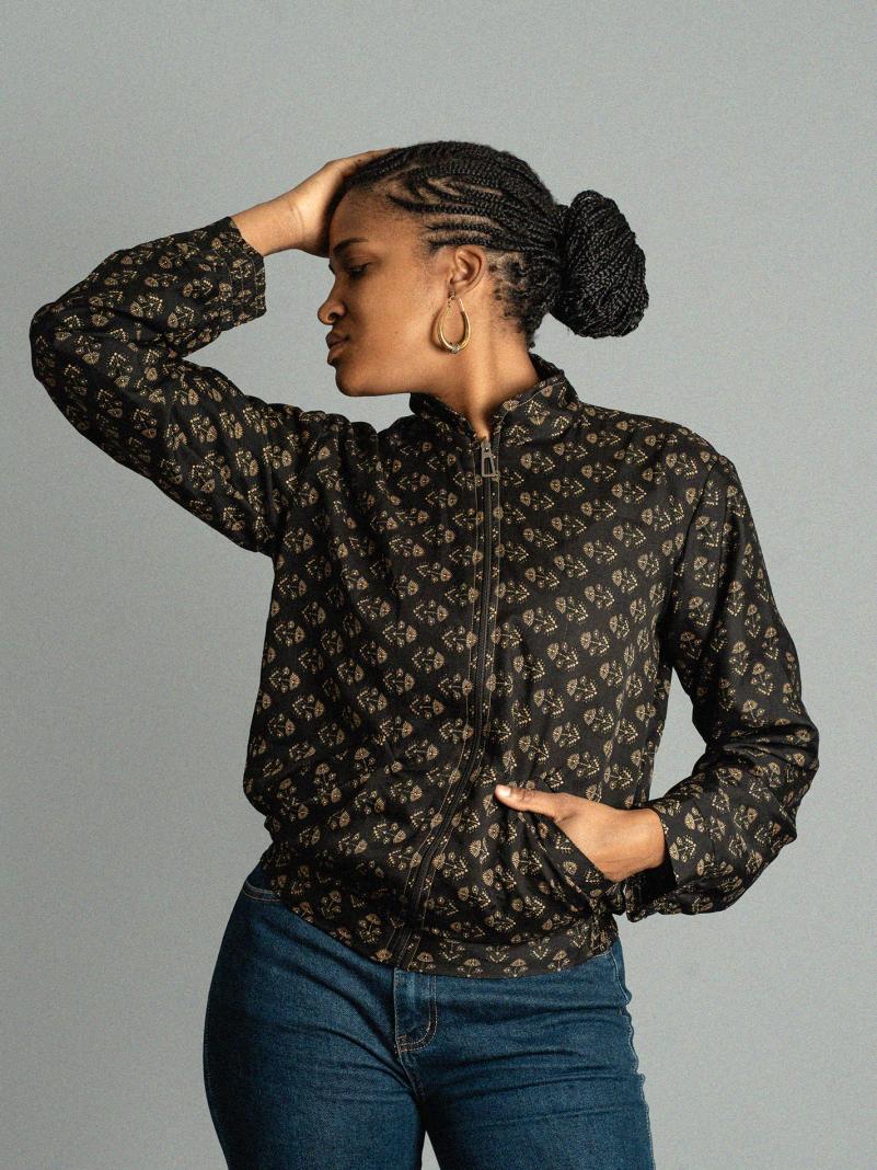 Giacca Reversibile in Sari N.17