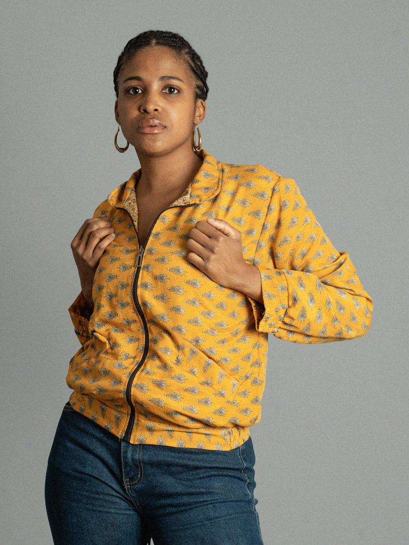 Giacca Reversibile in Sari N.18