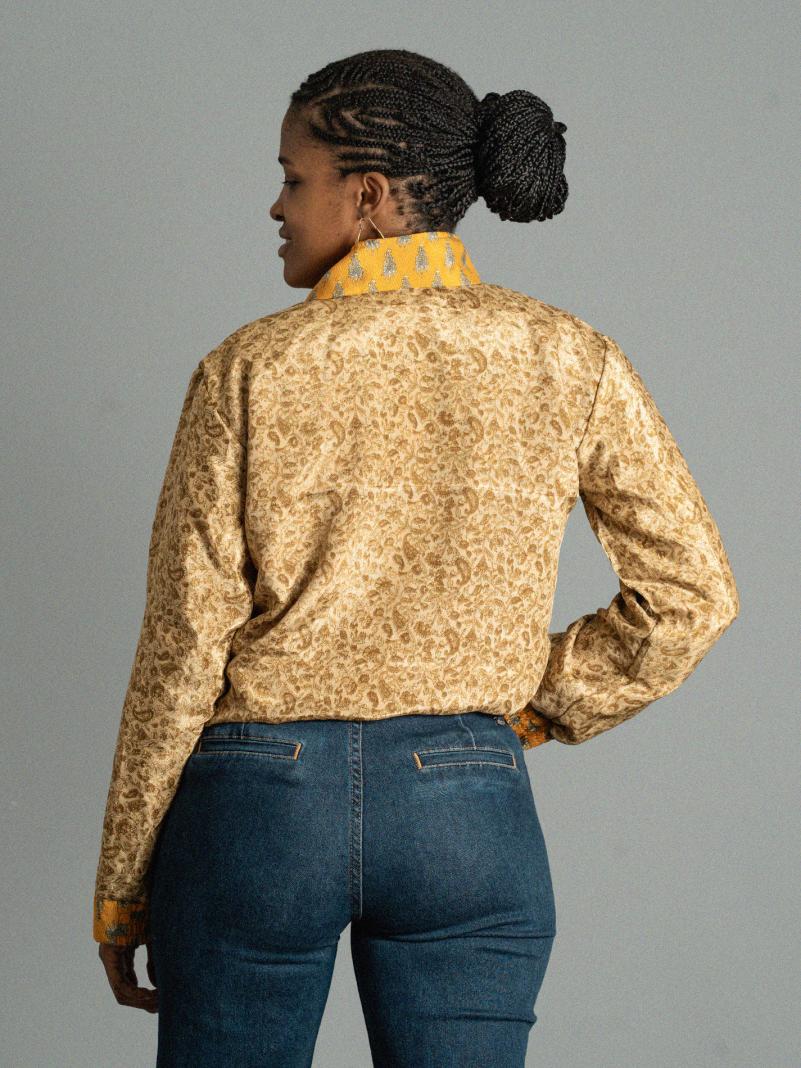 Giacca Reversibile in Sari N.18