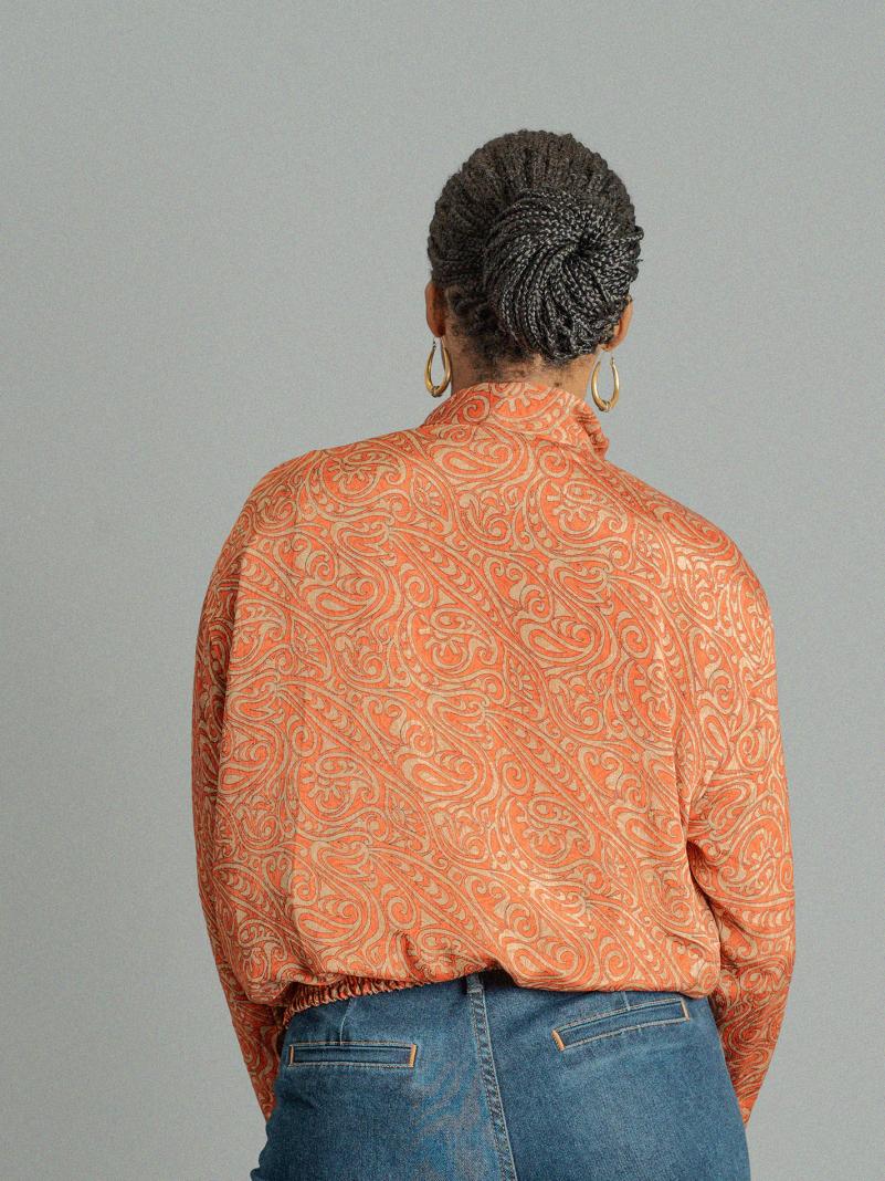 Giacca Reversibile in Sari N.20