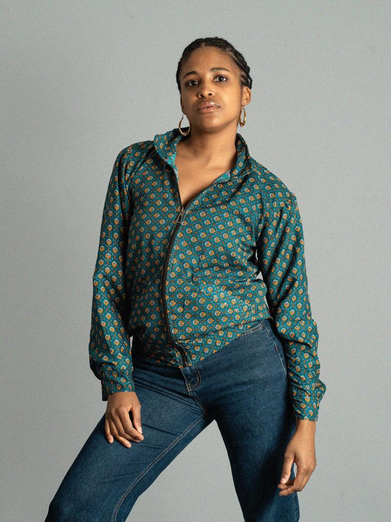 Giacca Reversibile in Sari N.21