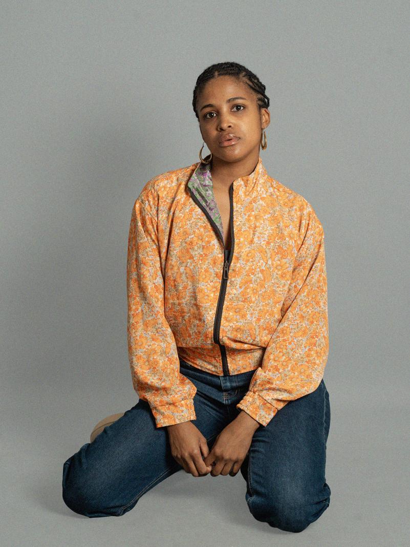 Giacca Reversibile in Sari N.22