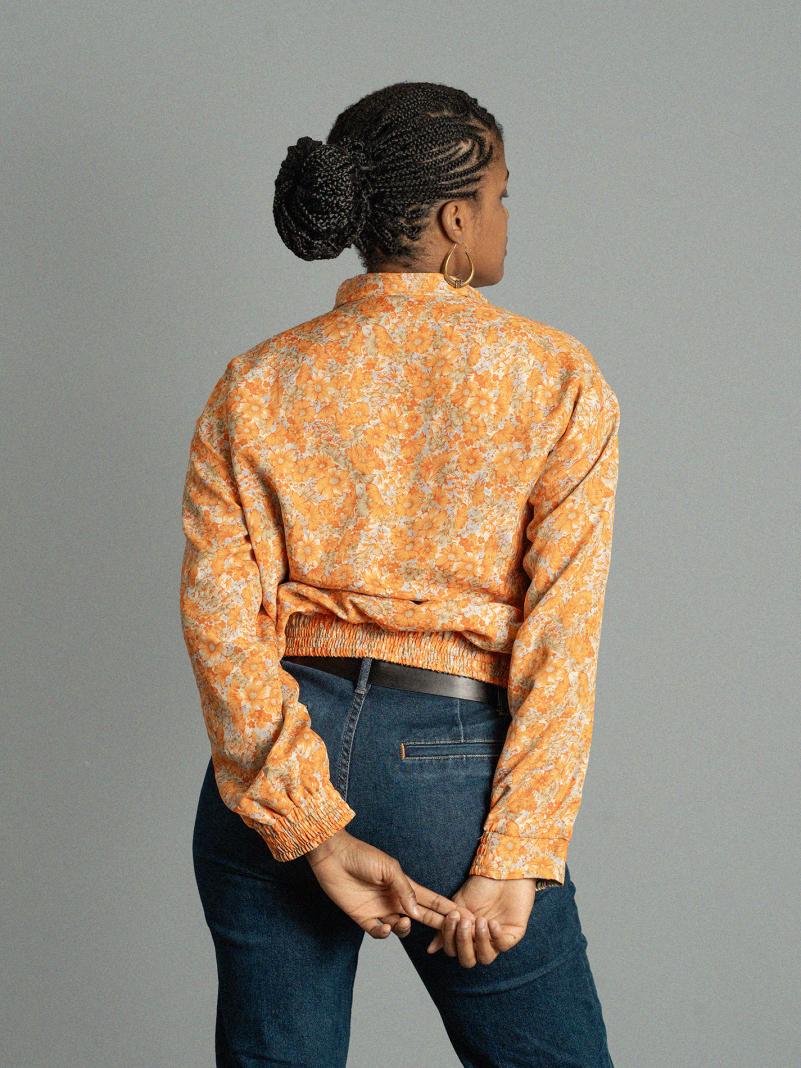 Giacca Reversibile in Sari N.22