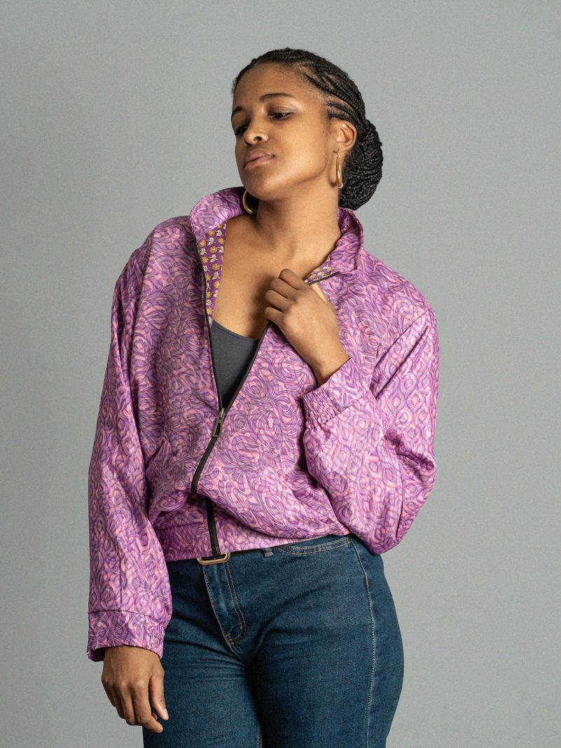 Giacca Reversibile in Sari N.27