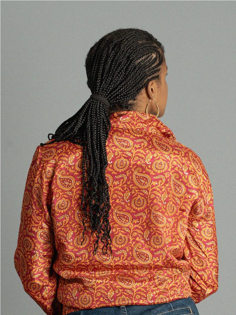 Giacca Reversibile in Sari N.29