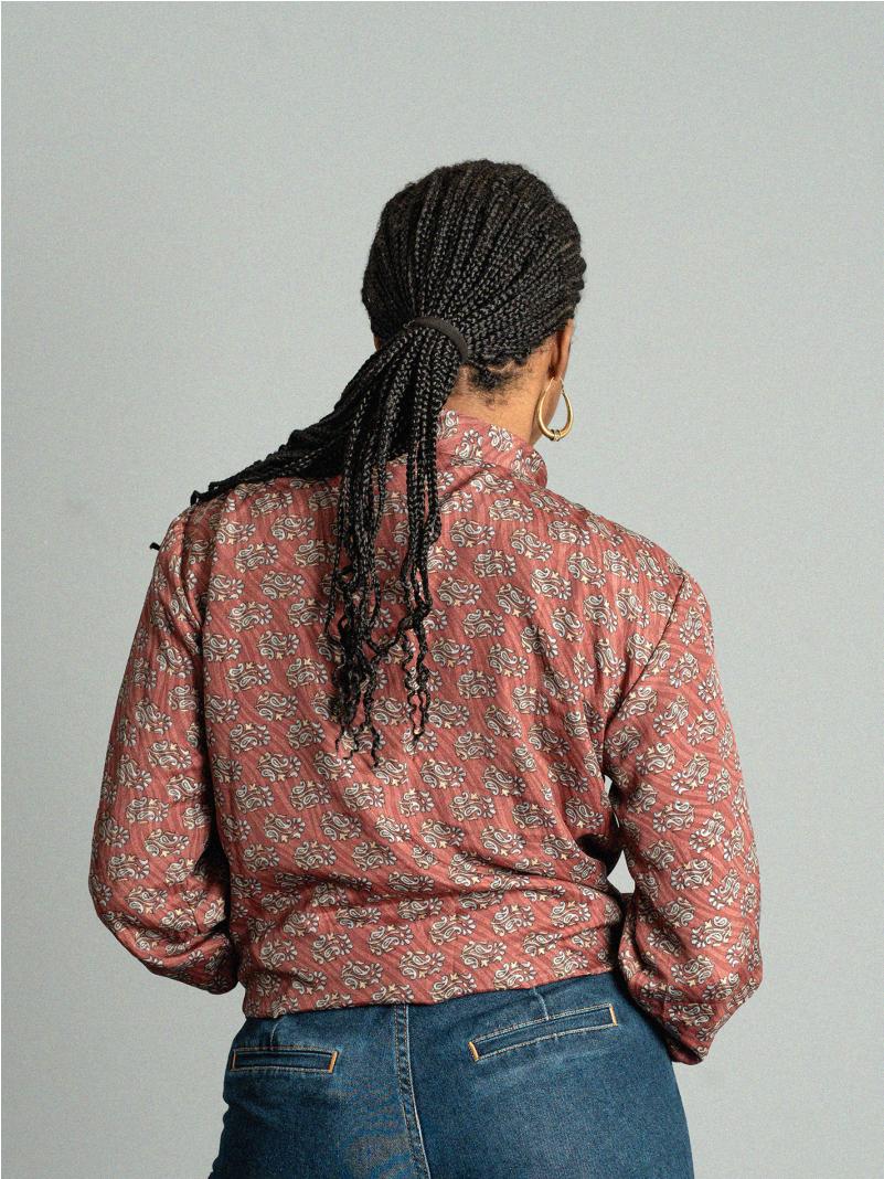 Giacca Reversibile in Sari N.31