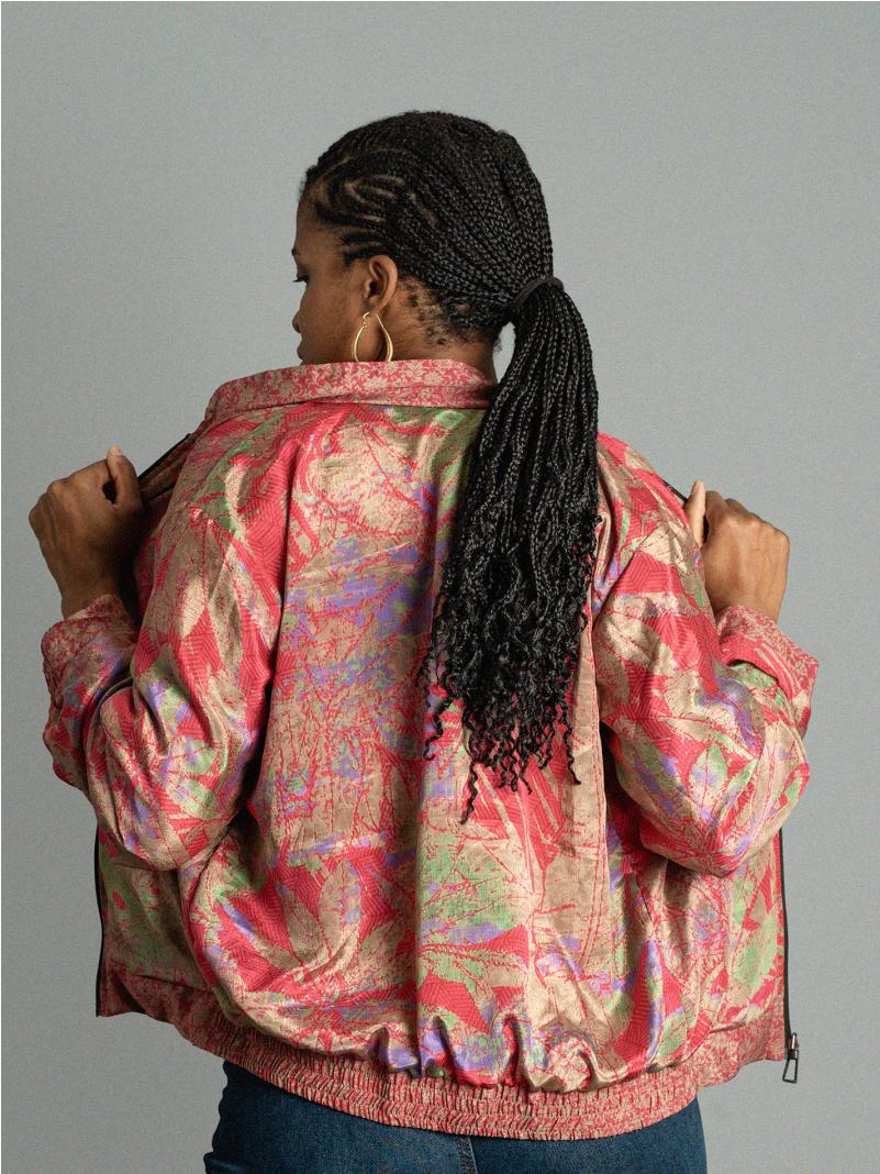 Giacca Reversibile in Sari N.40