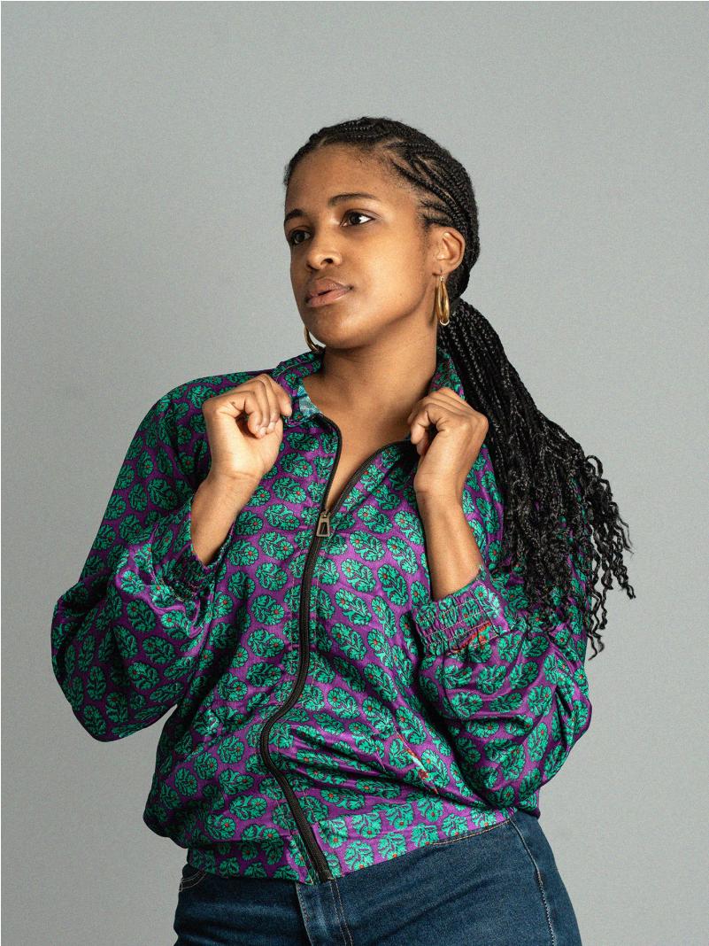 Giacca Reversibile in Sari N.41