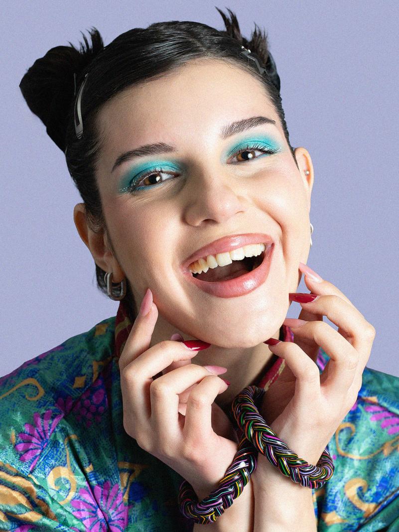 Coppia di Bangle Intrecciati - Large - Ø 7 cm