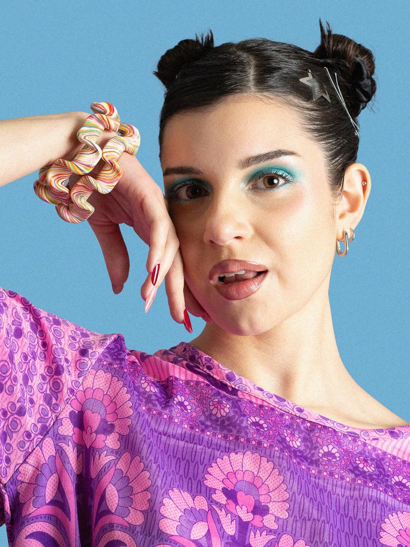 Coppia di Bangle Zigzag - Large - Ø 7 cm