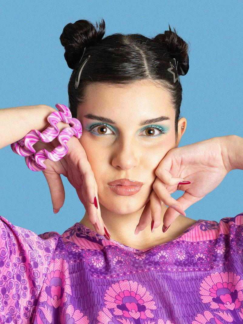 Coppia di Bangle Zigzag - Large - Ø 7 cm