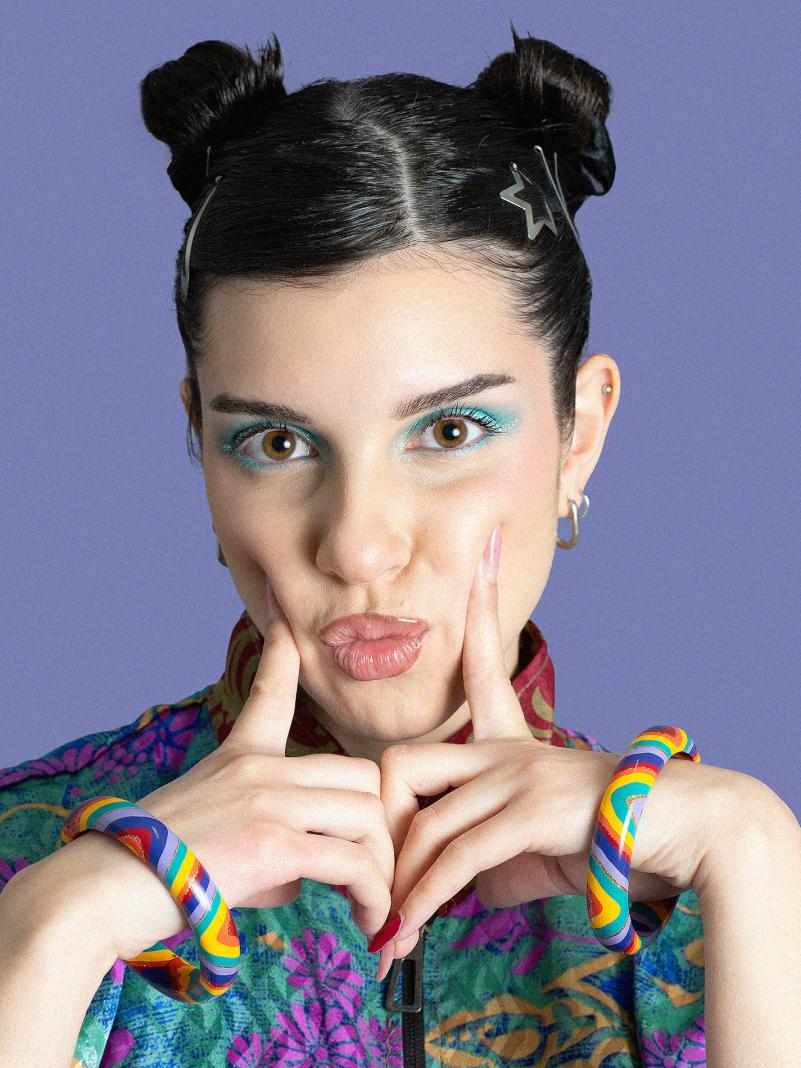 Coppia di Bangle Lisci e Larghi - Large - Ø 7 cm