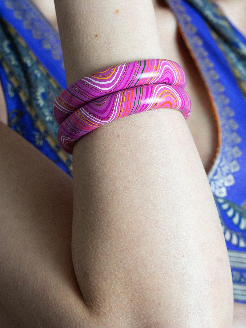 Coppia di Bangle Lisci e Larghi - Small - Ø 6.5 cm