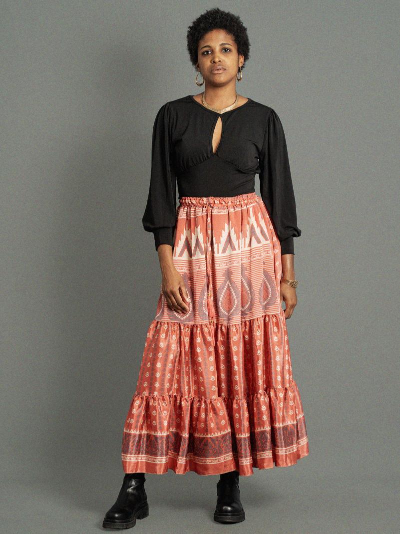 Gonna lunga rosa - Bikaner