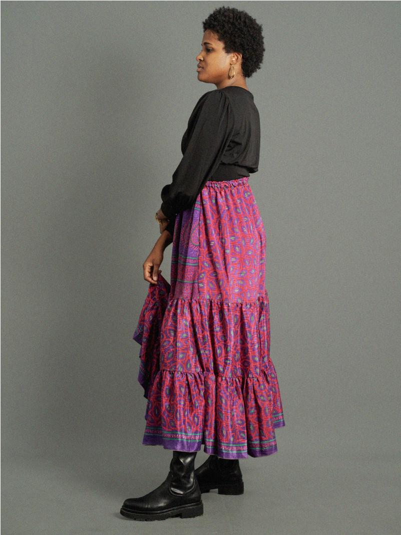 Gonna lunga viola - Bikaner