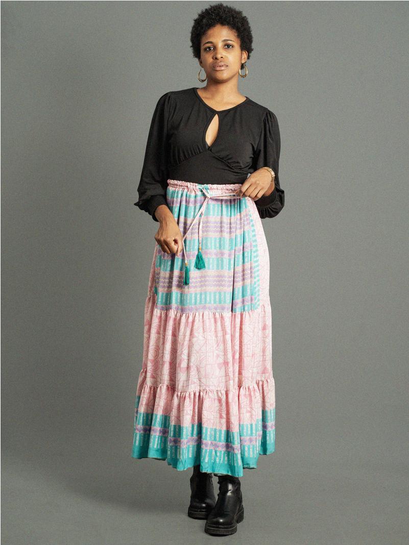 Gonna lunga rosa - Bikaner