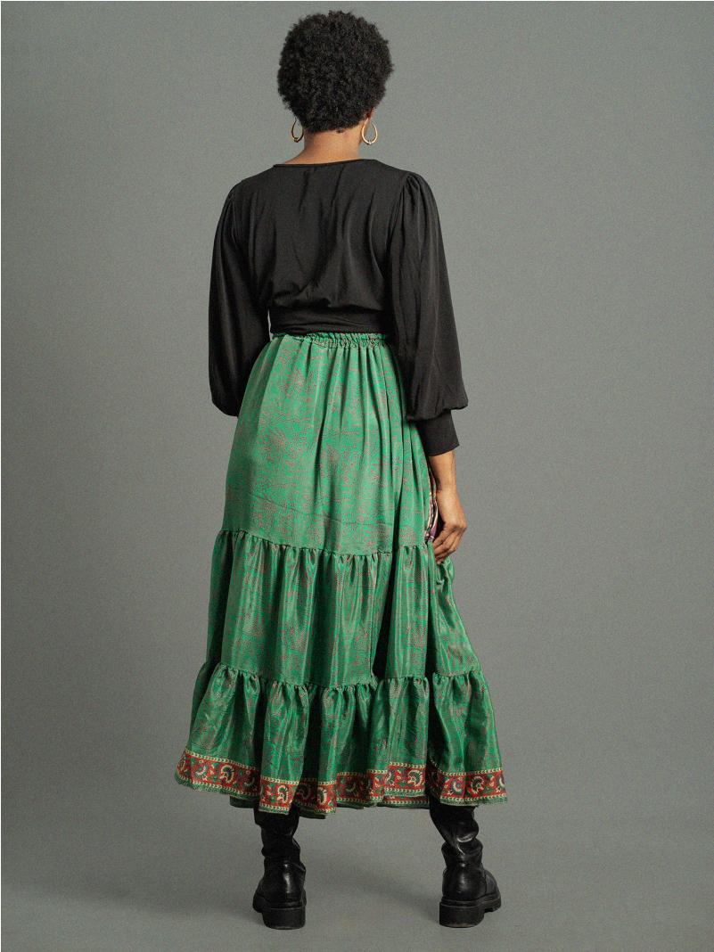 Gonna lunga verde - Bikaner