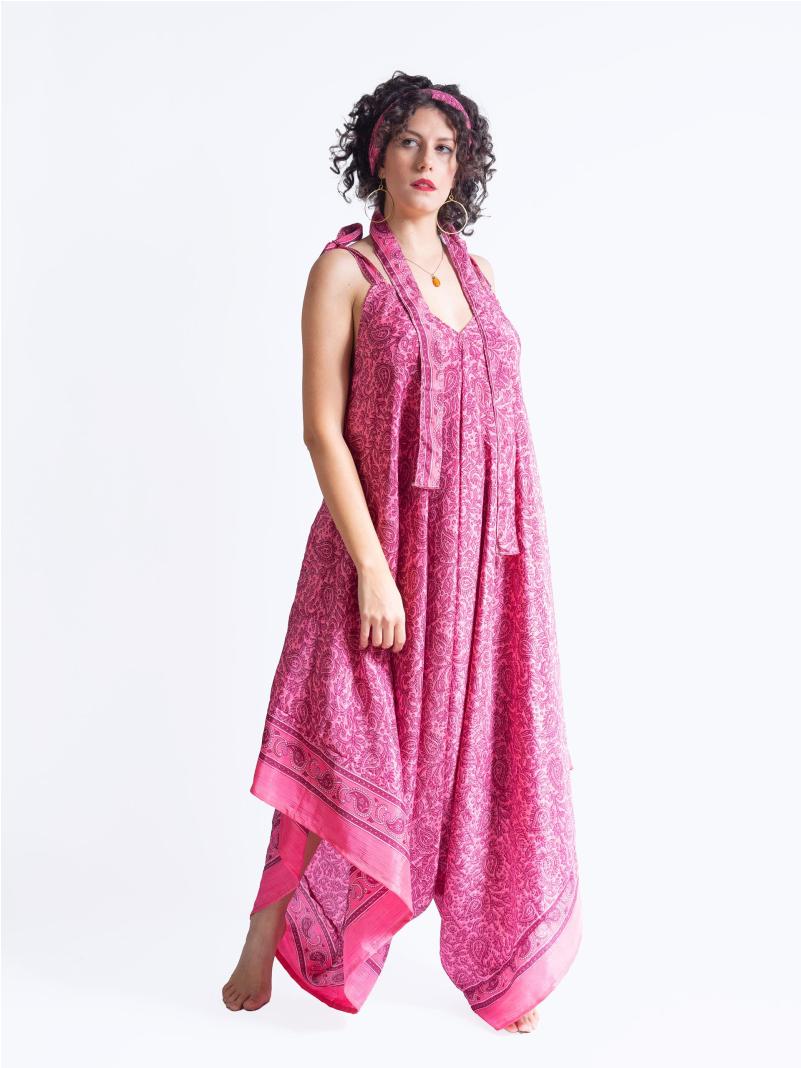 Tuta jumpsuit rosa – Yoga