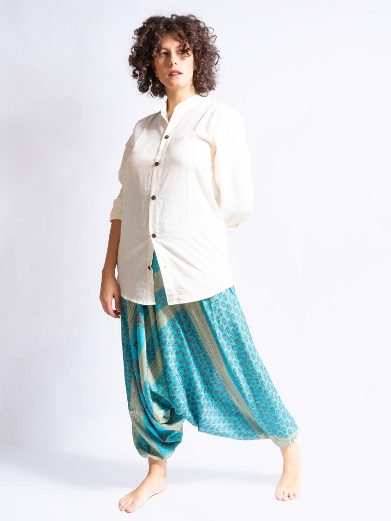 Pantalone afgano azzurro – Goa
